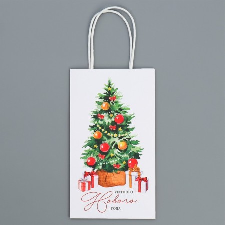 Package gift craft "Cosiness in the house", 12 x 21 x 9 cm, New Year-6