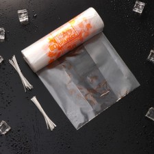 Packets for freezing products “Ufa Pak”, 3 liters, 25 × 35 cm, 35 pcs, with clips