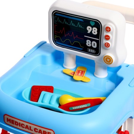 Game set "Doctor" on a cart, with accessories-3