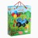 Gift package 3D "Happy Birthday!" 40x31x11.5 cm, blue tractor