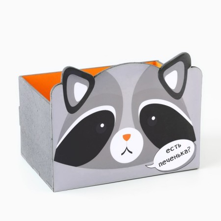 Organizer for the office, composite "raccoon", 15 x 10 x 8 cm-2