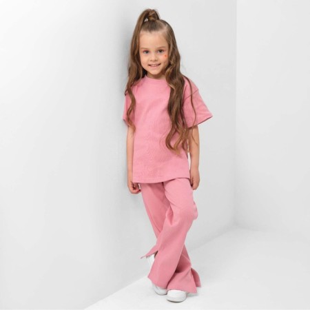 Kid for children (T -shirt, trousers) kaftanr. 32 (110-116 cm), powder-3