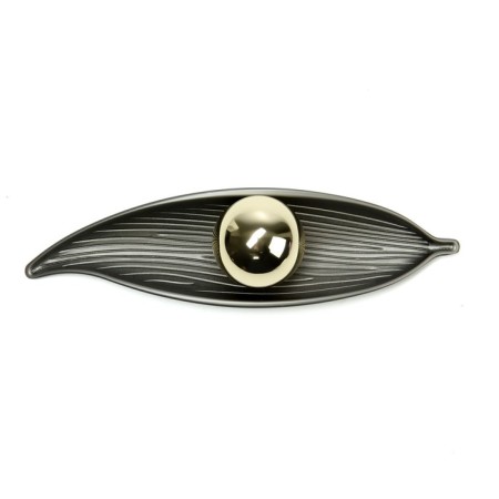 Handle button Cappio RK134 furniture, graphite-golden color-3