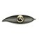 Handle button Cappio RK134 furniture, graphite-golden color
