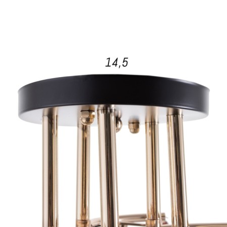 Chandelier 2016/5 E27 60W gold-black 44x44x19.5 cm Bayerlux-4