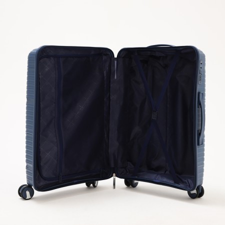 Middle suitcase 24 ", lightning department, code castle, 4 wheels, blue color-7