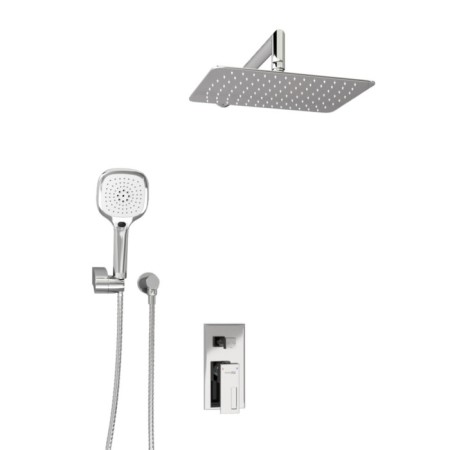 The wasserkraft A16069 shower system, built -in, tropical shower, shower, chromium