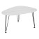 Cubic cube table, 870 × 670 × 446 mm, color of marble Monte white