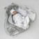 Set for discharge Winter Kinderlitto "Fluffy Bear", 5 items, height 56-62 cm, color gray color