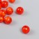 Beads for creativity plastic "Cat eye. Red" set of 20 g 1.4x1.4x1.4 cm