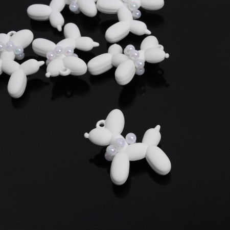Suspension "Dog" tender, set 10 pcs., White color