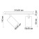 Gusto lamp, 2x50 W, GU10, white color