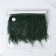 Braid with feathers of a rooster, 10-15 cm, 5 ± 0.5 m, emerald color