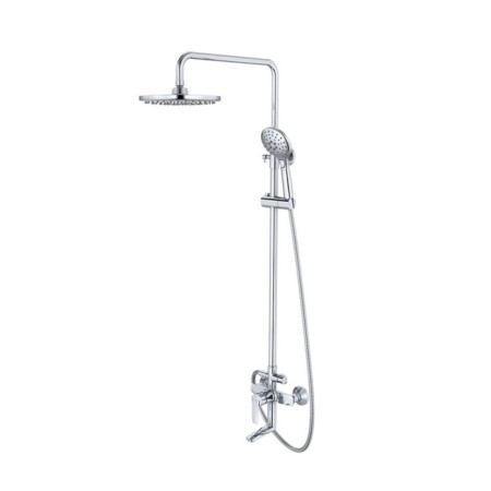 Shower system IDDIS RAY RAYSB3FI06, tropical shower, shower, brass, chromium
