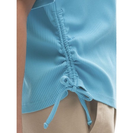 Female T -shirt, size 46, azure color-6