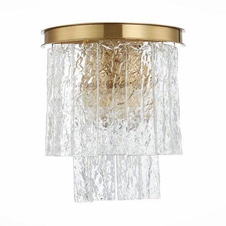 Sconces st. SL1230.301.02. Stabia. 2x60 watts, E14, 28x27 cm, brass color