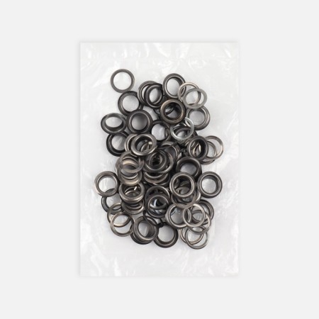 Adobe, d = 8/13 mm, with a plate, 50 pcs, black nickel color-4