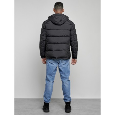 Sports male winter, size 52, black color-3
