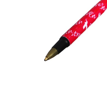 Ballic handle Calligrata, 0.5 mm, blue rod, with a pattern, mix-12