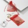 Gift bag, 7 × 9, red color