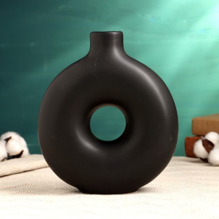 Kashpo - Vase "Lind" Black, 21x17x7cm-1