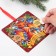 Christmas tree pendant with the wishes of the "magic New Year", a scretch-layer, 13 x 13 cm