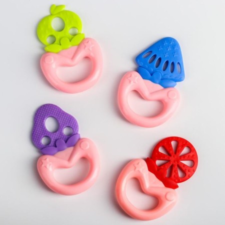 Set of “berries” teethers, 4 pcs, crumb me-3