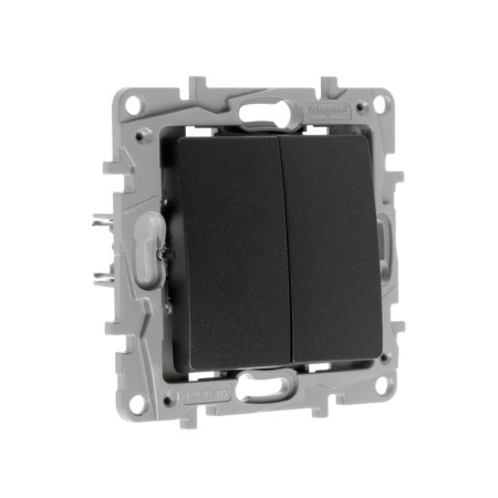 The switch mechanism is 2 kl. JP Legrand "Etika Plus", auth.mplems, anthracite