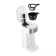 Coffee machine KitFort KT-7411, Capilny, 450 W, 0.4/0.4 L, white-silver