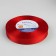 Satin tape, 12 mm × 33 ± 2 m, color bright red No. 111