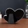 Frame d/photo plastic 2 hearts white 10*12, 6*8 cm