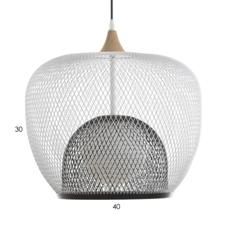 Bayerlux lamp "Maura" E27 40W white-black 40x40x32-132cm-5