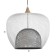 Bayerlux lamp "Maura" E27 40W white-black 40x40x32-132cm