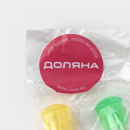A set of nozzles on a bottle of the shade "bright flow", 3 pcs, color mix-4