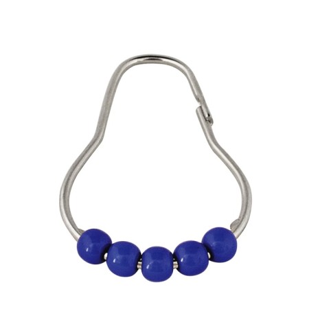 Rings for the rod set 12 pcs, with blue balls-1