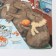 Napkin Serving kitchen shade "Capybara - New Year's dinner", desktop, 26 × 41 cm