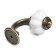 Furniture hook Cappio Camellia, one -rod, bronze