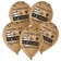 Shar Latex 12 "" Best in everything ", set of 50 pcs., Color gold, chrome