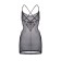 Combination of EroLanta Lizaveta with straps of cross, black (46-48)