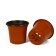 Pot for seedlings, 1.3 l, d = 14 cm, h = 12 cm, terracotta, Greengo