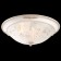 Ceiling light MayToni C907-CL-03-W, 3CHE27, 40W, 45x45x14 cm, white color with gold