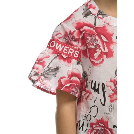 Blouse for girls, height 98 cm, white color-3