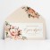 Money envelope "Happy wedding", pink flowers, 16.5 x 8 cm