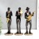 Polystone souvenir "Jazz musician" MIX 21x6.5x6.5 cm