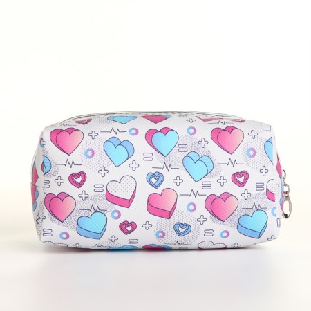 Cosmetic bag with lightning, white/multi -colored color-1