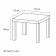 Commercial Lakk table, 550x550x440, dark oak
