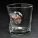 The glass "impenetrable", 3 bullets, for whiskey, 250 ml