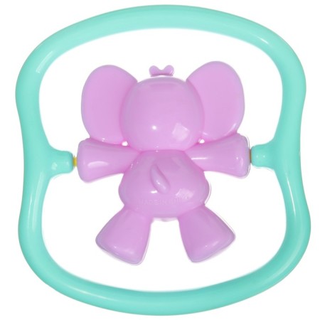 Rattle "elephant", color mix, crush me-3