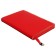 Deliciper of Leduced A5, 80 sheets, line, cover of leatherette, with a handle, in a gift box, red