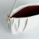 Bag Cross-Bodi with a zipper, white color
